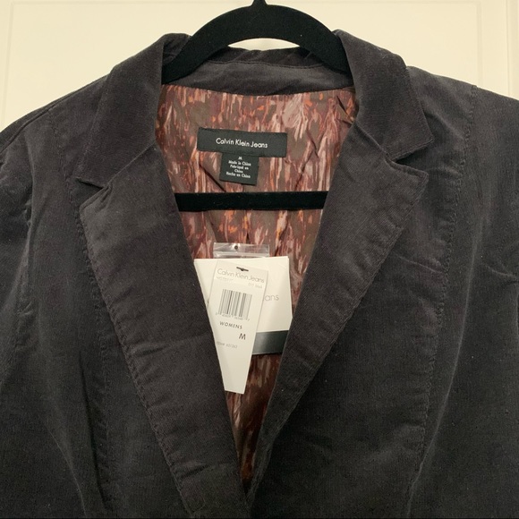 Calvin Klein Corduroy Blazer NWT - Picture 3 of 5